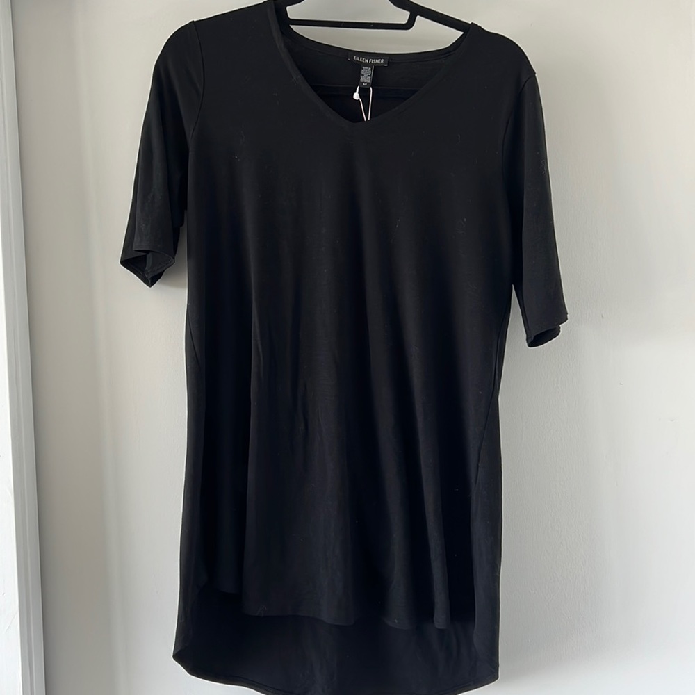 Brand new with tags EILEEN FISHER fine tencel jersey shirt size small